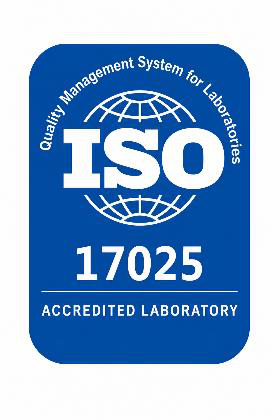 เครื่องหมาย ISO 17025 Accredited Laboratory ห้องปฏิบัติการ